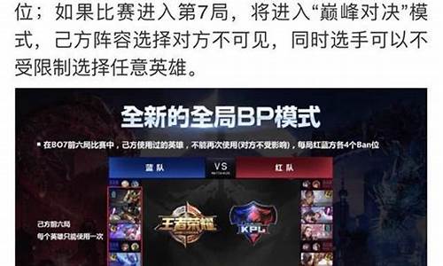 英雄联盟全局bp是啥意思_lol 全局bp